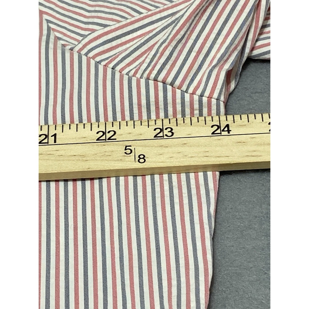 Mizzen+Main Men's Leeward Short Sleeve Button-Down Shirt 2XL Trim Fit Striped - Picture 4 of 10